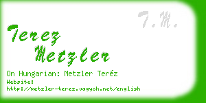 terez metzler business card
